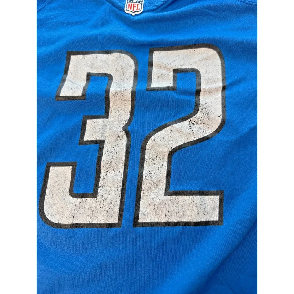 Nike Detroit Lions D’Andre Swift #32 Youth XL 18/20 Blue NFL Jersey (damaged)